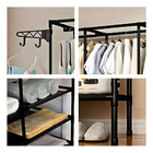 Guarda Roupa Aberto Closet Aberto 4 Colunas Metal  Casal Armá