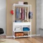 Guarda Roupa Aço Carbono Branco Naos