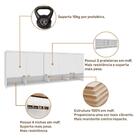 Guarda Roupa Aéreo 5 Portas Modulado Setiba Móveis Rimo Branc