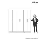 Guarda Roupa Albatroz Amarok 6 Portas 2 Gavetas