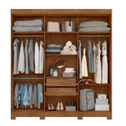 Guarda Roupa Albatroz Amarok 6 Portas 2 Gavetas