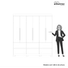 Guarda Roupa Albatroz Milano 6 Portas 6 Gavetas