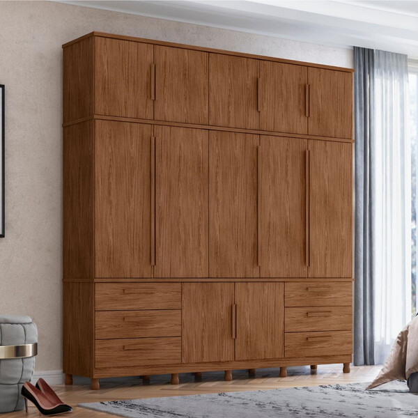 Guarda Roupa Albatroz Titan 12 Portas 6 Gavetas