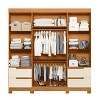 Guarda Roupa Albatroz Vivacce 4 Portas 4 Gavetas