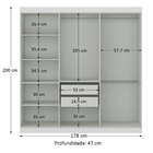 Guarda Roupa Albert 6p 100% Mdf Branco Branco