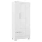 Guarda Roupa Alegria 3 Portas 2 Gavetas Branco - Rodial