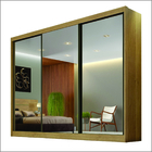 Guarda Roupa Alfeu 3 Portas Com Espelho 8 Gavetas Cumaru - No