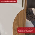Guarda Roupa Alonzo 2 Portas Deslizantes 3 Gavetas Detalhes E