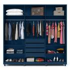 Guarda Roupa Alpha 6 Portas Com Espelho