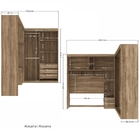 Guarda Roupa Amarante Cabeceira Casal Atacama