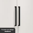 Guarda Roupa Âmbar 960mm 3 Portas 2 Gavetas Branco