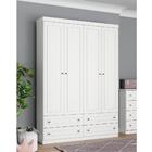 Guarda Roupa Americano 4 Portas Branco Hp - Henn