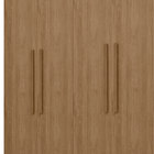Guarda-Roupa Antares 6 Portas 5 Gavetas – Móveis Lanza - Noce