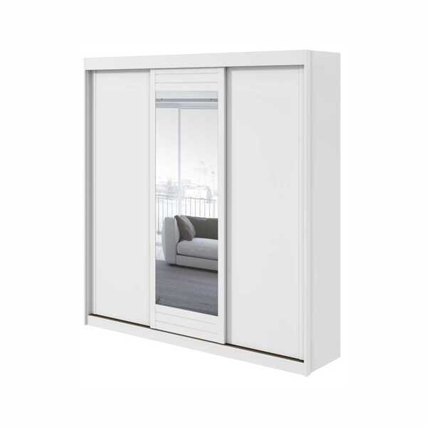 Guarda Roupa Aquarius 3 Portas Com 1 Porta Espelho 3 Gavetas