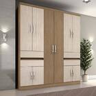 Guarda-roupa Araplac 10 Portas 1430 - Araplac - Noce / Avelã