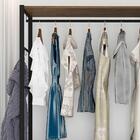 Guarda Roupa Arara Solteiro Demolição Preto Barcelona