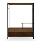 Guarda Roupa Arara Solteiro Demolição Preto Barcelona