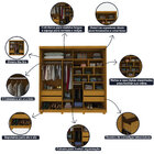 Guarda Roupa Ares Ripado Naturale Off White - Gelius