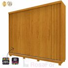 Guarda Roupa Ares Ripado Naturale Off White - Gelius