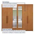 Guarda Roupa Áries 6 Portas 5 Gavetas Com Espelho