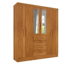 Guarda Roupa Arizona 06 Portas 04 Gavetas C-espelho Tcil Cina