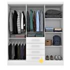 Guarda Roupa Arizona 6 Portas 4 Gavetas Tcil Branco