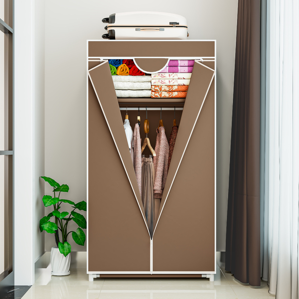 Guarda Roupa Armário Dobrável 70 X 155 Organizador De Roupas