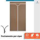 Guarda Roupa Armário Dobrável 70 X 155 Organizador De Roupas