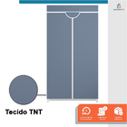 Guarda Roupa Armário Dobrável 70 X 155 Organizador De Roupas