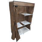 Guarda Roupa Armario Dobravel Cabideiro Sapateira Quarto Clos