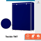 Guarda Roupa Armário Dobrável Organizador De Roupas 156x96cm