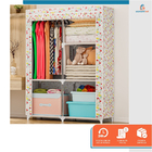 Guarda Roupa Armário Dobrável Organizador De Roupas 156x96cm