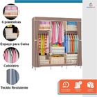 Guarda Roupa Armário Organizador De Roupas Dobrável Portátil