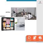 Guarda Roupa Armário Organizador De Roupas Dobrável Portátil