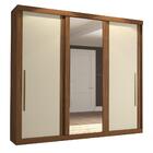 Guarda Roupa Armário Roupeiro Casal Mdf 3 Portas De Correr 4