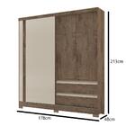 Guarda Roupa Armário Roupeiro Condor Quarto 3 Portas 2 Gaveta