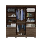 Guarda Roupa Artico 6 Portas 6 Gavetas Yescasa Nogueira