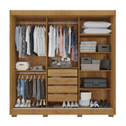 Guarda-roupa Atenas Com Espelho 6 Portas 4 Gavetas Salleto Ci