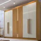 Guarda Roupa Athos Casal Ripado 6 Portas 7 Gavetas D Doro Cor