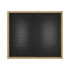 Guarda Roupa Atlantico 2 Portas 6 Gavetas Yescasa Freijo / Pr