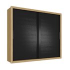 Guarda Roupa Atlantico 2 Portas 6 Gavetas Yescasa Freijo / Pr