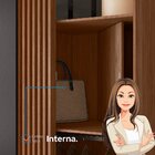 Guarda-roupa Aurora 03 Portas 3 Gavetas Jatobá/grafite