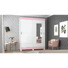 Guarda-roupa B66 02 Portas Deslizantes 02 Gavetas Briz - Bran