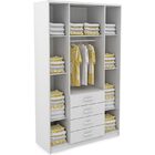 Guarda-roupa Balão Mágico 4 Portas - Rodial - Branco