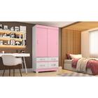 Guarda Roupa Be25 02 Portas 04 Gavetas - Briz - Branco/branco