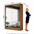 Guarda-roupa Belem Premium 2 Portas De Correr 2 Gavetas Com E