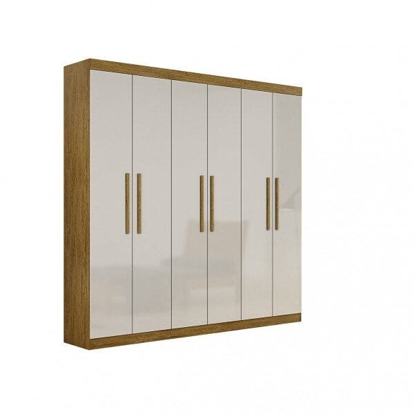 Guarda-roupa Belém Valverde Móveis Freijó/off White