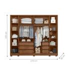 Guarda Roupa Belvedere Avelã