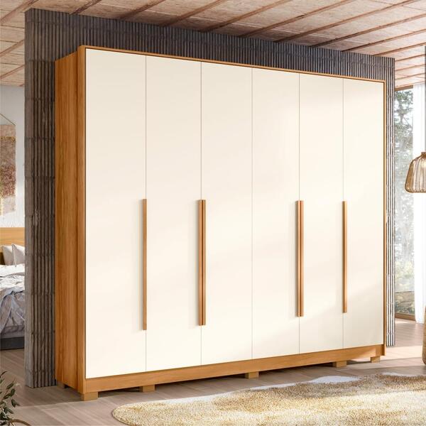 Guarda Roupa Belvedere Carvalho Grife/off White