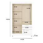 Guarda Roupa Berlim 4 Portas Branco Bnn Decor